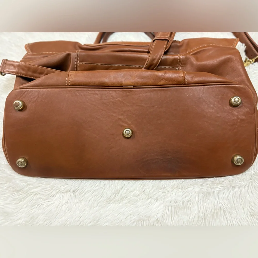 Coach Brown Leather Messenger Bag